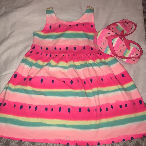 GAP Other - Dress and matching flip flops